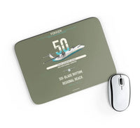 Thumbnail for Fokker 50 design on green army rectangle mouse pad