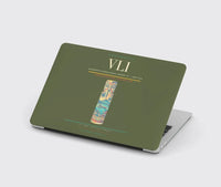 Thumbnail for Bauerfield International Airport (VLI) design on green army MacBook case
