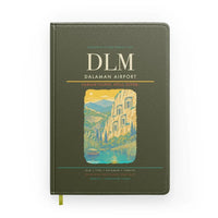 Thumbnail for Dalaman Airport (DLM) design on green army notebook
