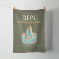 Thumbnail for Roberts Field (RDM) design on green army towel