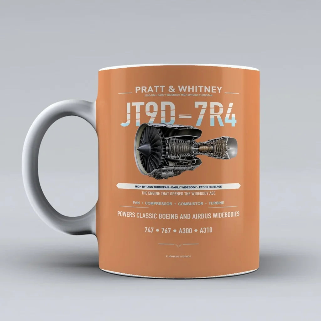 Mug design on orange jt9d 7r4