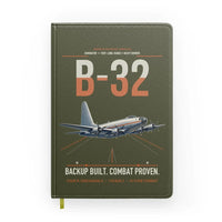 Thumbnail for B-32 Dominator design on green army notebook