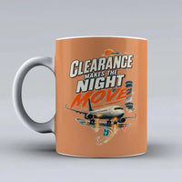 Thumbnail for 661 - Clearance Makes The Night Move - Mug design on orange signal