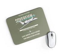 Thumbnail for Cessna Citation Sovereign+ design on green army rectangle mouse pad