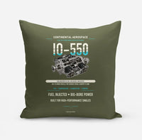 Thumbnail for IO-550 design on green army pillow