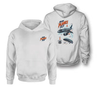 Thumbnail for SIGNAL 616 - How Planes Fly V2 - Double-Side Hoodie design on white double side hoodie