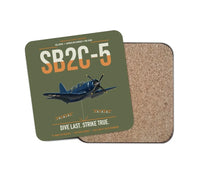 Thumbnail for SB2C-5 Helldiver design on green army 1 piece coaster