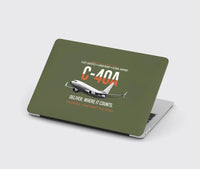 Thumbnail for C-40A Clipper Fleet Logistics Ready design on green army MacBook case