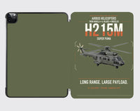 Thumbnail for Airbus H215M design on green army ipad tablet case