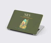 Thumbnail for Weeze Airport (NRN) design on green army MacBook case