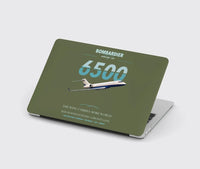 Thumbnail for Bombardier Global 6500 design on green army MacBook case