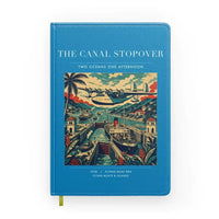 Thumbnail for VINTAGE G4077 - The Canal Stopover - Designed Notebooks design on turquoise