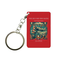 Thumbnail for VINTAGE G4030 - The Record Breakers - Designed Key Chain design on red
