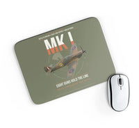 Thumbnail for Hawker Hurricane Mk I design on green army rectangle mouse pad