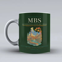 Thumbnail for MBS International Airport (MBS) airport code design on dark green ceramic mug