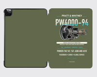 Thumbnail for PW4000-94 design on green army ipad tablet case