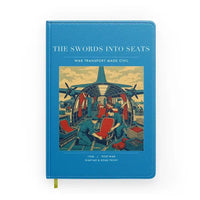 Thumbnail for VINTAGE G4538 - The Swords Into Seats - Designed Notebooks design on turquoise