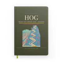Thumbnail for Frank País Airport (HOG) design on green army notebook
