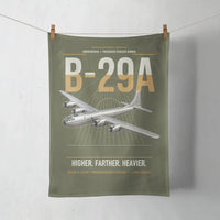 Thumbnail for B-29A Superfortress design on green army towel