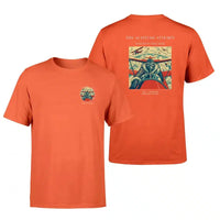 Thumbnail for VINTAGE G4202 - The Altitude Attempt - Double-Side T-Shirt design on orange double side t shirt
