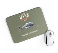 Thumbnail for Airbus H135 design on green army rectangle mouse pad