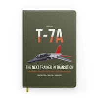 Thumbnail for T-7A Red Hawk design on green army notebook