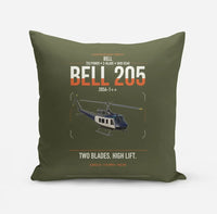 Thumbnail for Bell 205A-1++ design on green army pillow