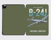 Thumbnail for B-24J Liberator design on green army ipad tablet case