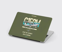 Thumbnail for Cessna 150M design on green army MacBook case