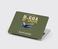 Thumbnail for B-58A Hustler design on green army MacBook case