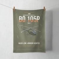 Thumbnail for MBB BO 105P PAH-1 design on green army towel