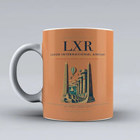 Thumbnail for International Airport LXR Mug design on orange luxor