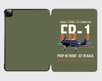Thumbnail for FR-1 Fireball Prop in Front Jet in Back design on green army ipad tablet case