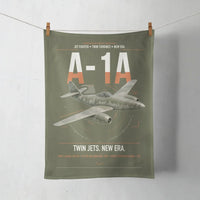 Thumbnail for Messerschmitt Me 262A-1a design on green army towel