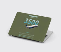 Thumbnail for Bombardier Challenger 3500 design on green army MacBook case