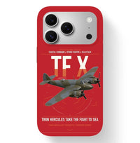 Thumbnail for Bristol Beaufighter TF X design on red magsafe iphone case, for iPhone 17 Pro