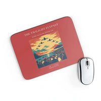 Thumbnail for VINTAGE G4260 - The Twilight Flypast - Designed Mouse Pads design on red rectangle