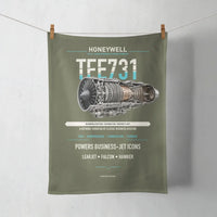 Thumbnail for TFE731 design on green army towel