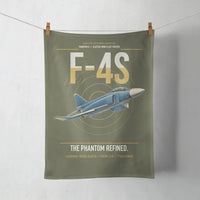 Thumbnail for F-4S Phantom II design on green army towel
