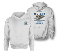 Thumbnail for AE 2100D3 design on white hoodie
