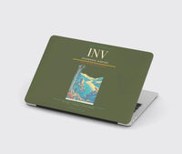 Thumbnail for Inverness Airport (INV) design on green army MacBook case