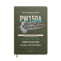 Thumbnail for PW150A design on green army notebook