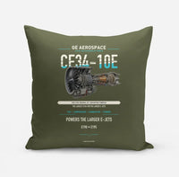 Thumbnail for CF34-10E design on green army pillow