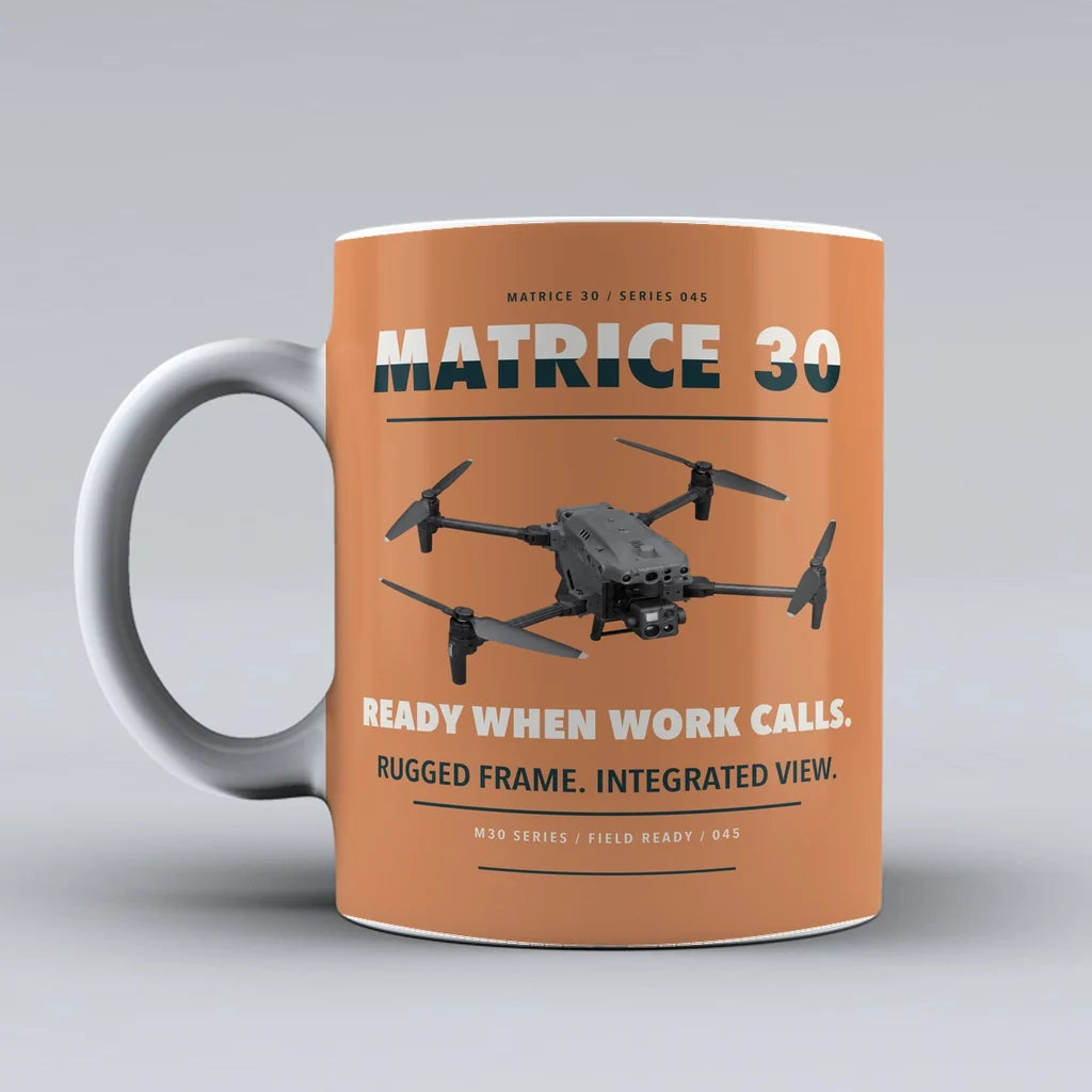 Matrice 30 Mug design on orange dji