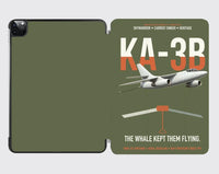 Thumbnail for KA-3B Skywarrior design on green army ipad tablet case