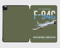 Thumbnail for F-94C Starfire design on green army ipad tablet case