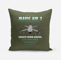 Thumbnail for DJI Mavic Air 2 design on green army pillow