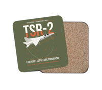 Thumbnail for BAC TSR-2 design on green army 1 piece coaster