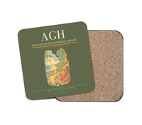 Thumbnail for Ängelholm-Helsingborg Airport (AGH) design on green army 1 piece coaster