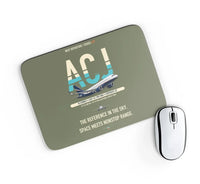 Thumbnail for Airbus ACJ320neo design on green army rectangle mouse pad
